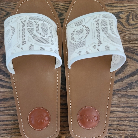 Chloe Woody Lace Sandals, Sizes 38 and 39, NIB - Picture 3 of 8